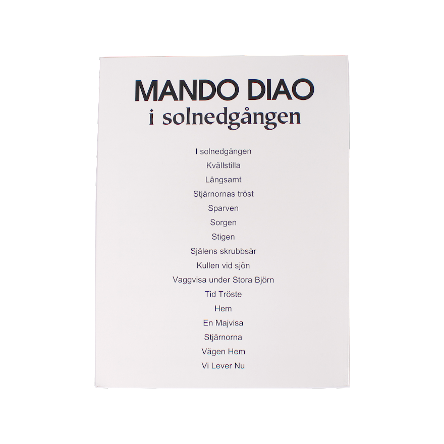 I Solnedgången Notebook (sheet music)