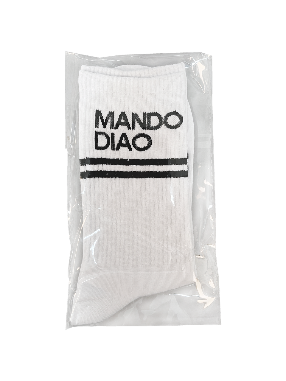 STRIPE SOCKS BLACK / WHITE
