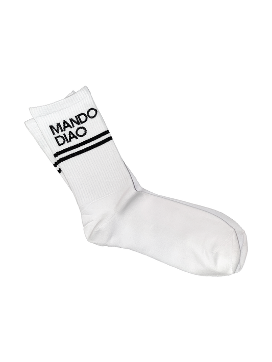 STRIPE SOCKS BLACK / WHITE