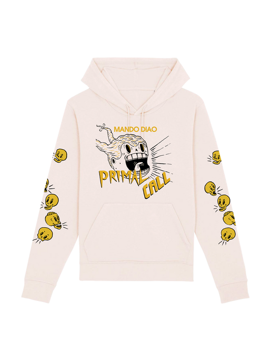 PRIMAL CALL OFF-WHITE HOODIE